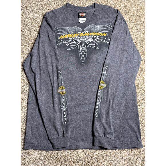 Harley Davidson long sleeeve shirt - Picture 1 of 6